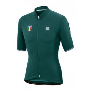 Μπλούζα με κοντό μανίκι Sportful ITALIA Jersey S/S - Green DRIMALASBIKES